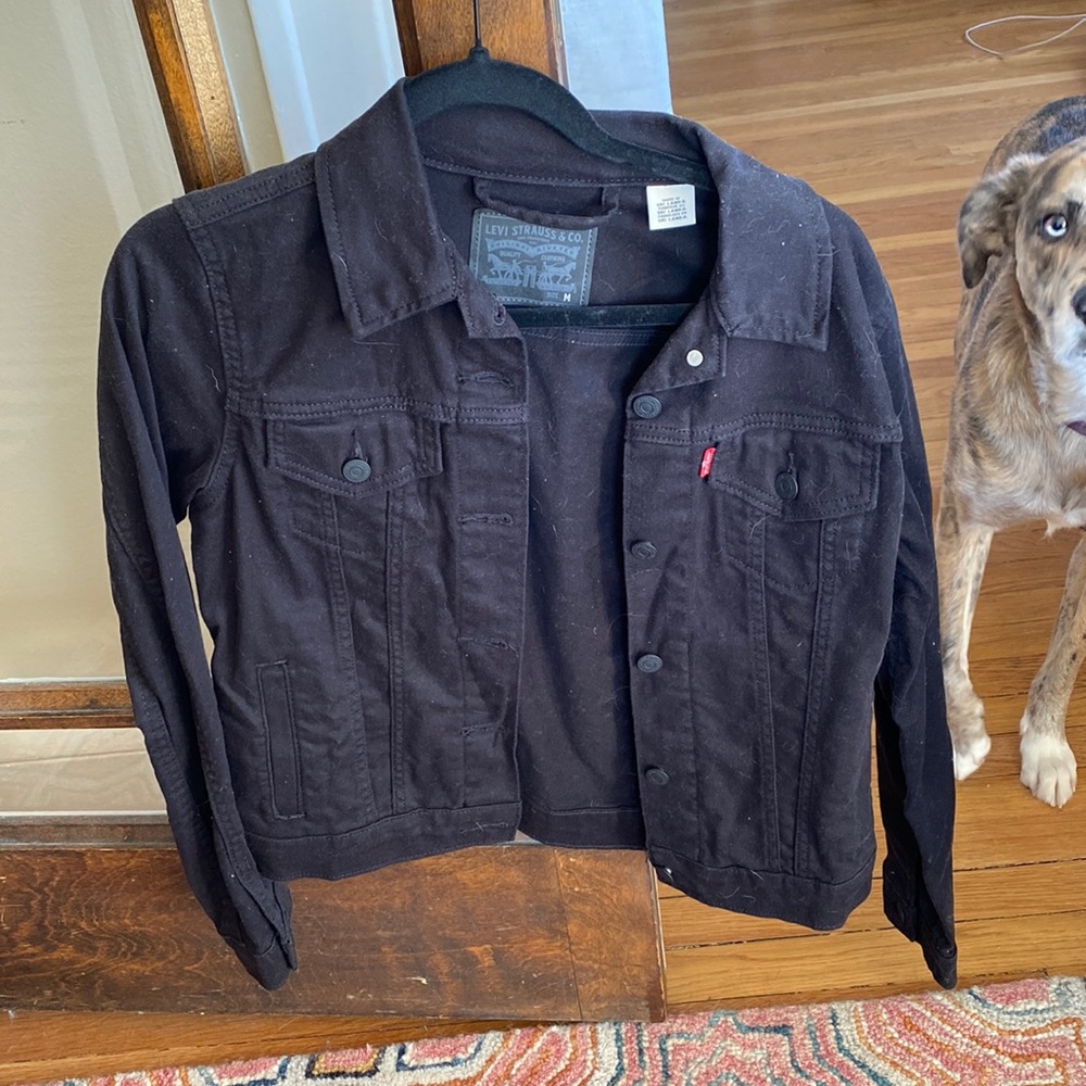 Levi black denim jacket